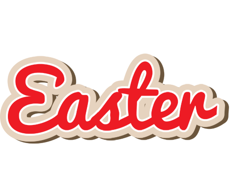 Easter chocolate logo