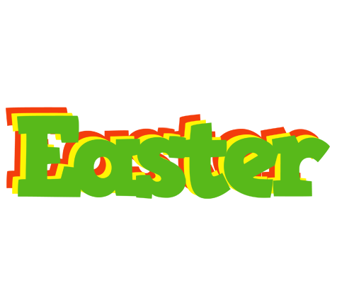 Easter crocodile logo