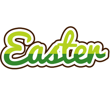 Easter golfing logo