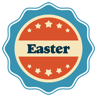 Easter labels logo