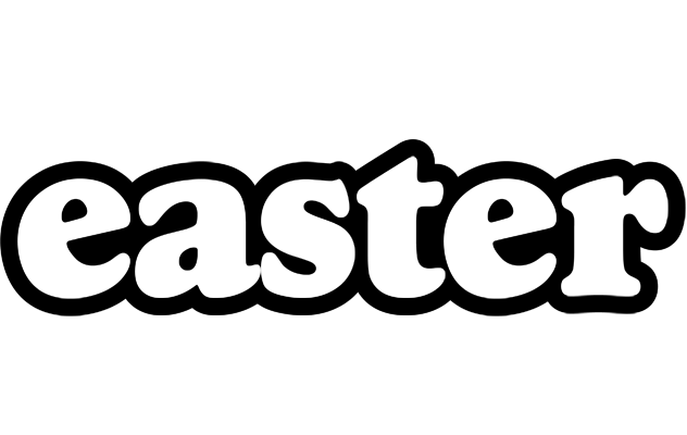 Easter panda logo