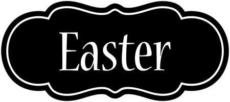 Easter welcome logo