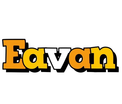 Eavan cartoon logo