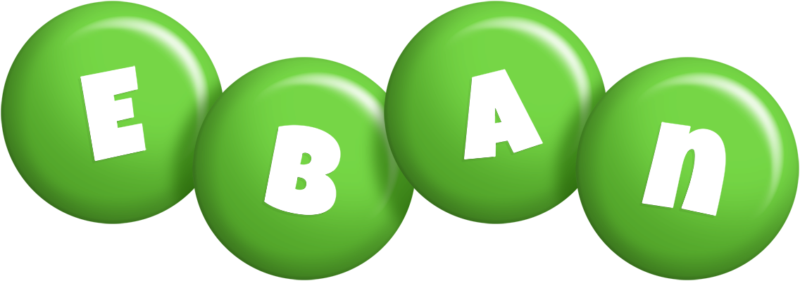 Eban candy-green logo
