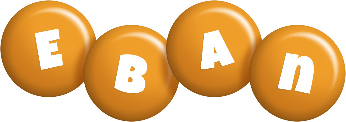 Eban candy-orange logo