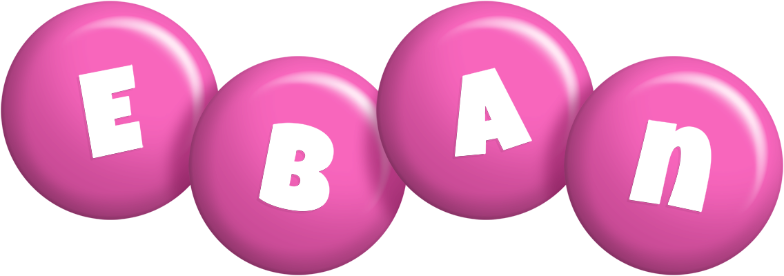 Eban candy-pink logo