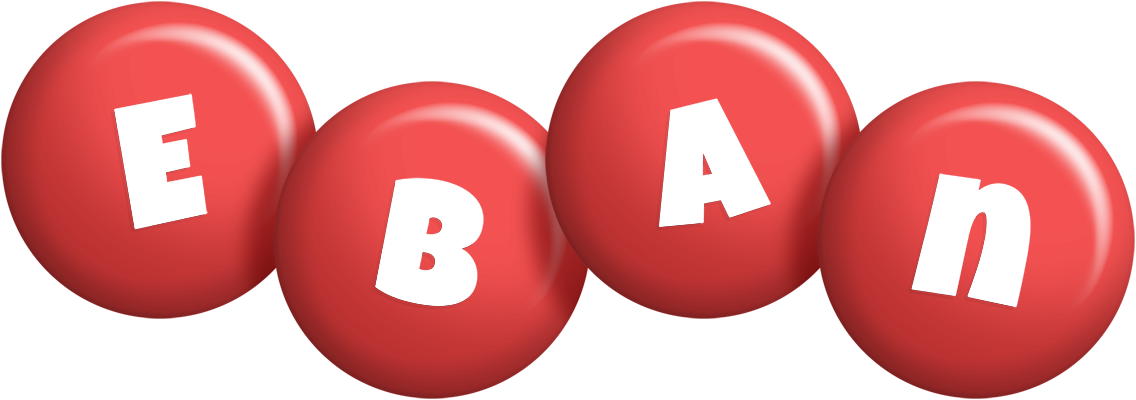 Eban candy-red logo