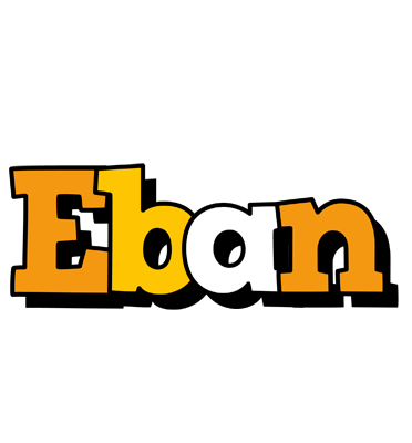 Eban cartoon logo