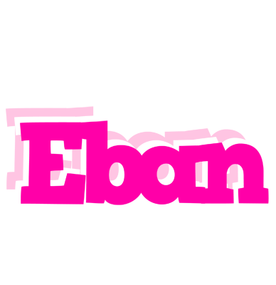 Eban dancing logo