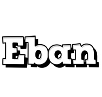 Eban snowing logo