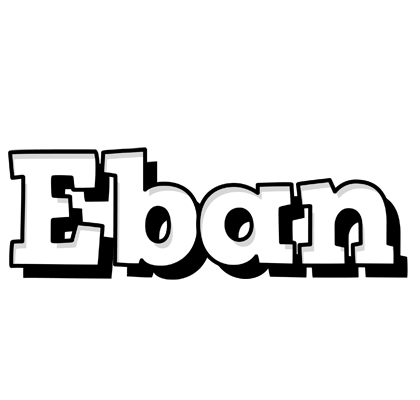 Eban snowing logo