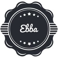 Ebba badge logo