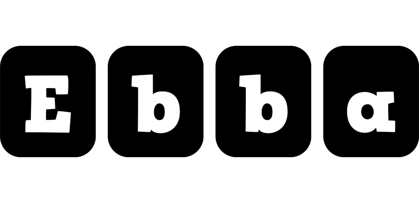 Ebba box logo
