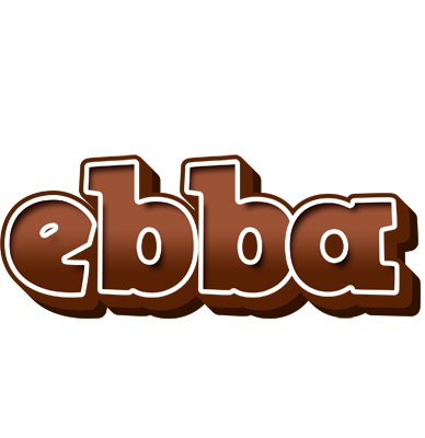 Ebba brownie logo