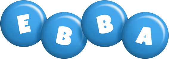 Ebba candy-blue logo