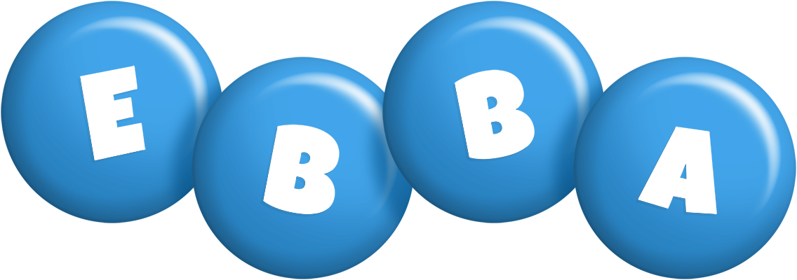 Ebba candy-blue logo