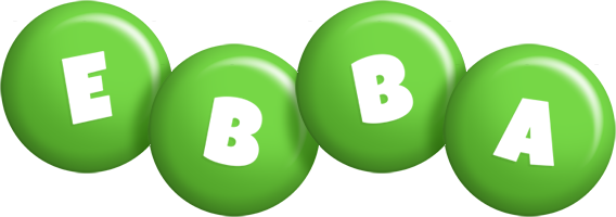 Ebba candy-green logo