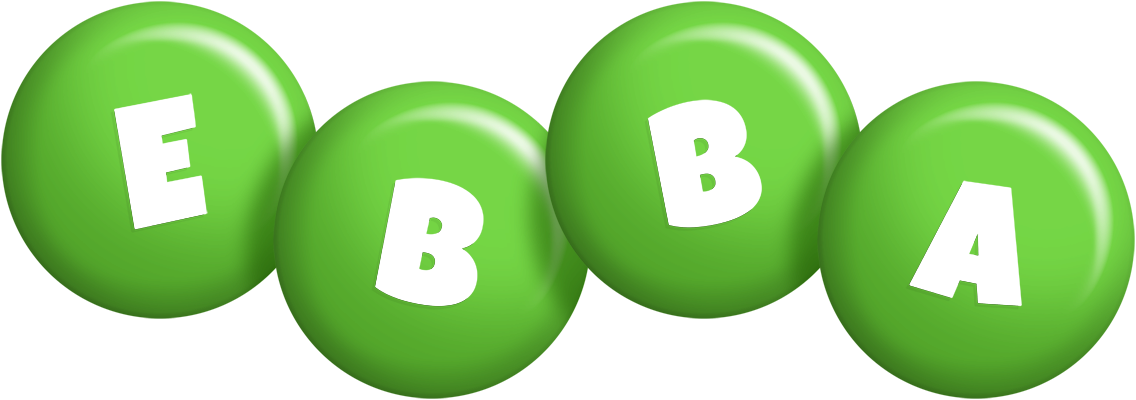 Ebba candy-green logo