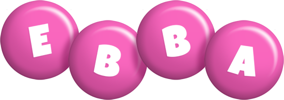 Ebba candy-pink logo