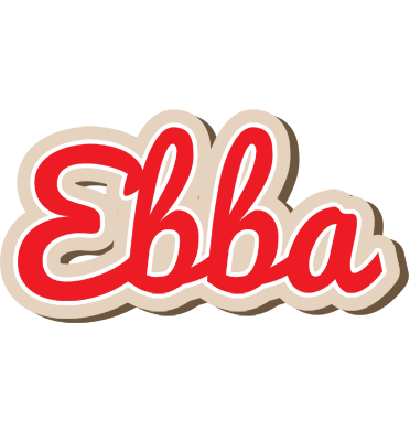 Ebba chocolate logo