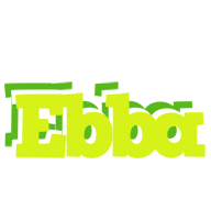 Ebba citrus logo