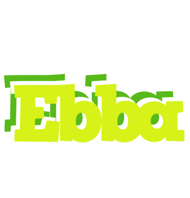 Ebba citrus logo