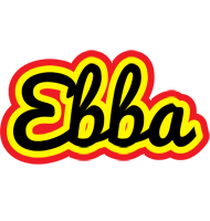 Ebba flaming logo