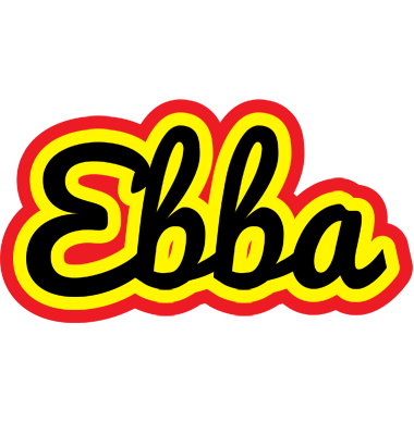 Ebba flaming logo