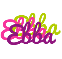 Ebba flowers logo