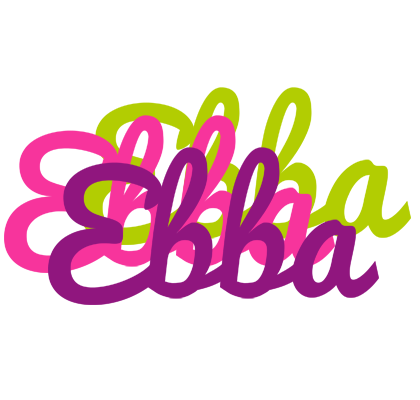 Ebba flowers logo