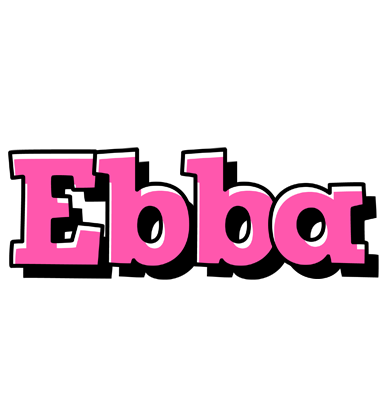 Ebba girlish logo