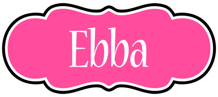 Ebba invitation logo