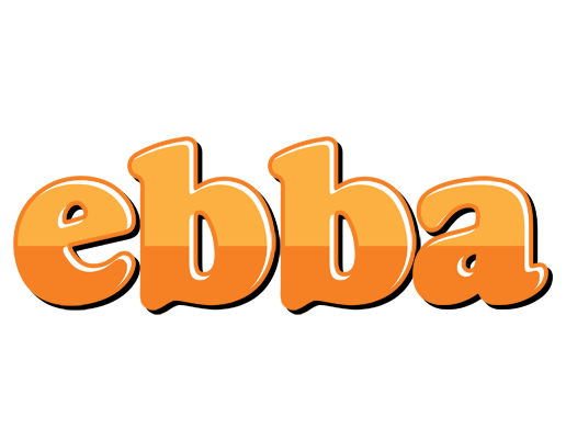Ebba orange logo
