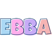 Ebba pastel logo