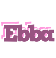 Ebba relaxing logo