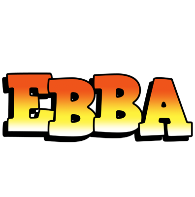 Ebba sunset logo