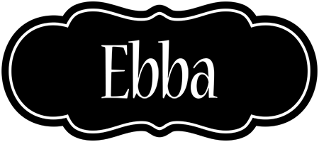 Ebba welcome logo