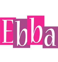 Ebba whine logo