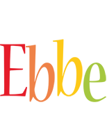 Ebbe birthday logo