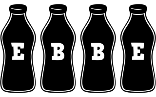 Ebbe bottle logo