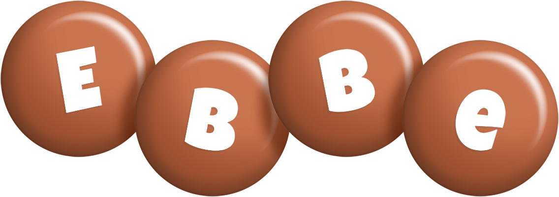 Ebbe candy-brown logo
