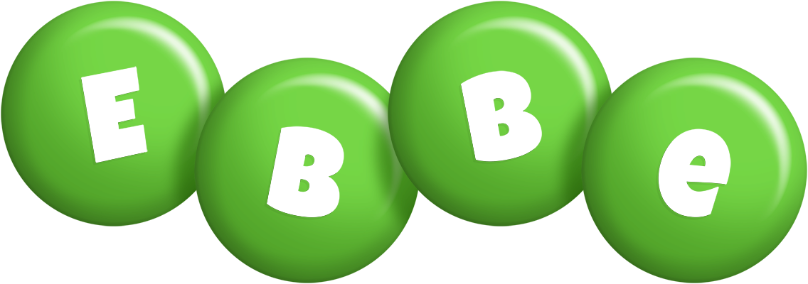 Ebbe candy-green logo