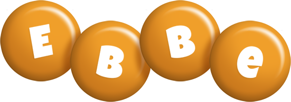 Ebbe candy-orange logo