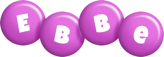 Ebbe candy-purple logo