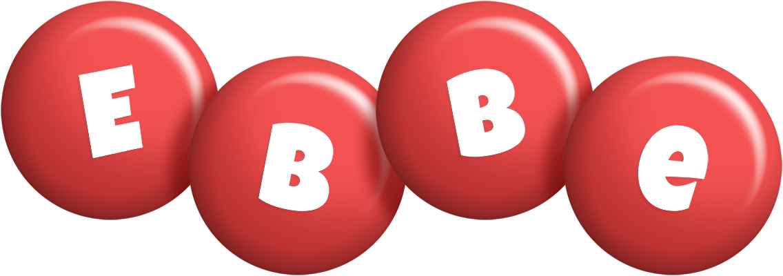 Ebbe candy-red logo