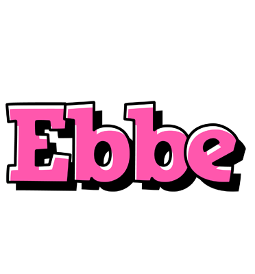 Ebbe girlish logo