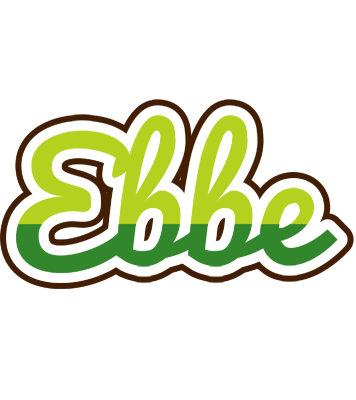 Ebbe golfing logo