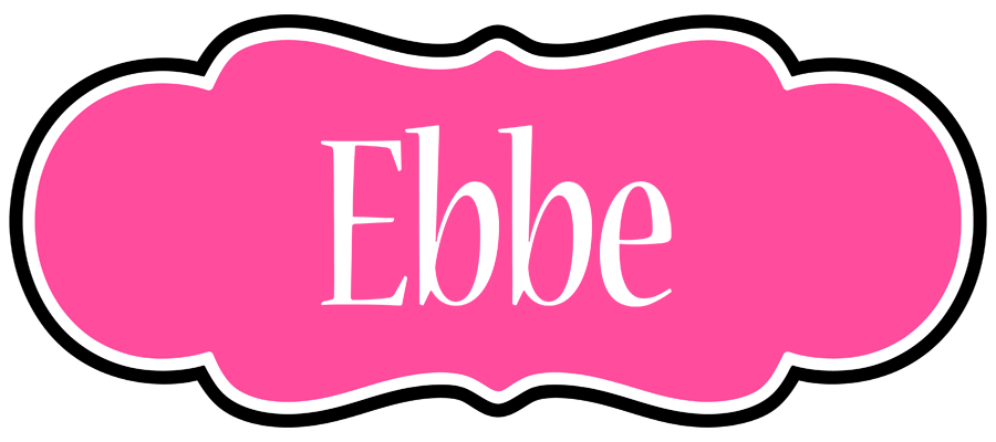 Ebbe invitation logo