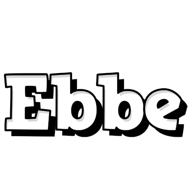 Ebbe snowing logo