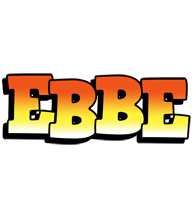 Ebbe sunset logo